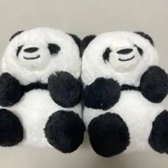 CUTE　パンダくじ　ぬいぐるみ　マスコット　2個セット　キュート販売