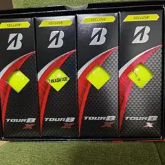新品未使用品ブリヂストン TOUR B X イエロー 1ダース現行モデル