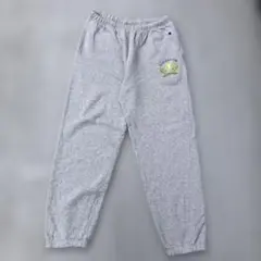 チャンピオン　スウェットパンツ　ロゴ刺繍　裏起毛　古着　champion