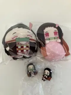 鬼滅の刃　ねずこ　ふわコロりん　風呂敷ぬいぐるみ　はぐこっと　まえならえ　セット