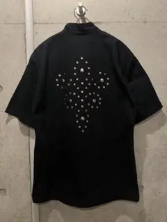 RYUICHIRO SHIMAZAKI homme スタッズ 半袖シャツ メンズ