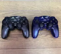 PS2ワイヤレスコントローラー　HORI ワイヤレス アナ振２　ジャンク