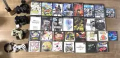 【ジャンクまとめ売り】PS1-2-3ソフト 約36点＋コントローラー・メモカ付き