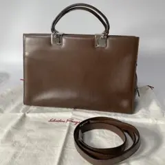 美品 Salvatore Ferragamo 2way ミニハンドバッグ