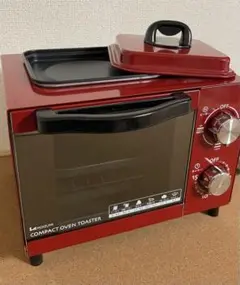 KOIZUMI KOS-0701/R 小泉 オーブントースター レッド 新生活