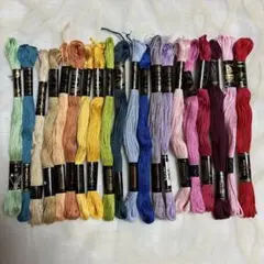 刺繍糸　20束　色かぶり無し　コスモ　他