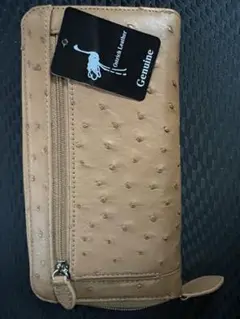 激安!!Genuine ostrich leather 長財布