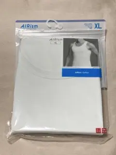 UNIQLOエアリズムコットンタンクトップ メンズXLカラー00WHITE