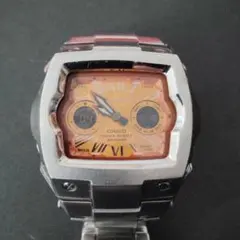 【希少商品】美品 レア CASIO G-SHOCK G-011D オレンジ 希少 極美品 G-SHOCK G-011D オレンジ アナデジ メタルバンド