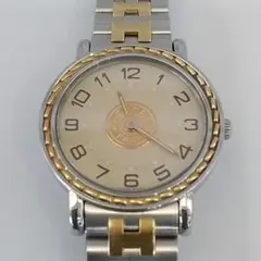 HERMES クリッパー セリエウォッチ 電池交換済み 中古品