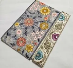 インド刺繍リボン　各約１m 　2本セット