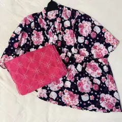 【美品】 キティちゃん 浴衣 120cm