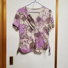 【古着】PINOLE☆半袖カットソー☆サイズ40
