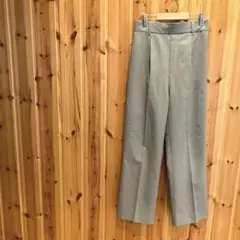 【グローバルワーク】パンツ　前ポケット付　後飾りポケット　緑色系　小さいサイズ