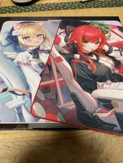 ぶいすぽっ　マウスパッド　布　つな&胡桃のあ