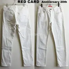 レッドカード　Anniversary 20th　W76cm　ストレッチ　ホワイト