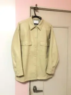 BY フェイクレザージャケット