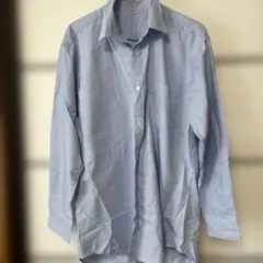 ライトブルー Lサイズ 長袖シャツ