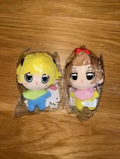 ナムコ限定 ちび☆デビ ライちゃん かりんちゃん ぬいぐるみマスコット 2個