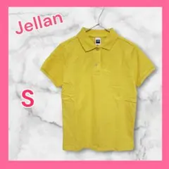 Jellan ジェラン 半袖ポロシャツ レディース S 黄色 イエロー 無地