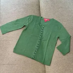 【美品】SHANGHAI TANG シャンハイタン カシミヤ カーディガン M