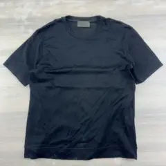 $ FORMAL JERSEY ブラック クルーネックTシャツ