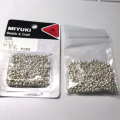 （139）H2956 バラビーズ　３㍉7gと同種の使いかけ10g