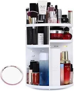 ❤️特大SALE❤️化粧収納ボックス360°回転 DIY 調節可能 調味料ラック