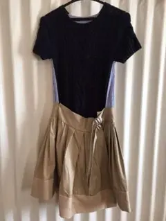 sacai ニットワンピース
