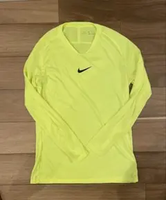 Nike DRI-FIT 蛍光イエロー 長袖Tシャツ M