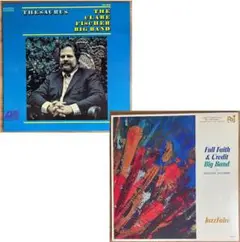 ビッグバンドジャズ名盤　フル・フェイス&クレジット／クレア・フィッシャ　LP2枚