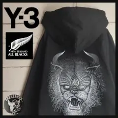 【迫力デザイン】Y-3☆オールブラックスコラボモデルバックプリント希少デザイン