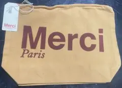 お値下げ　新品　Merci メルシー　ロゴ入り ポーチ