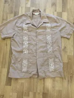 キューバシャツ　海外古着