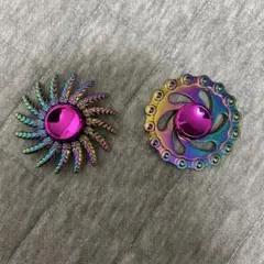 虹色メタルスピナー2個セット