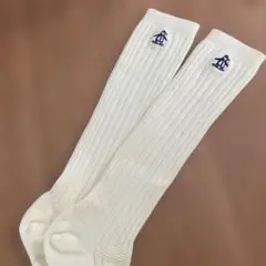 マンシングウェア　ロゴハイソックス