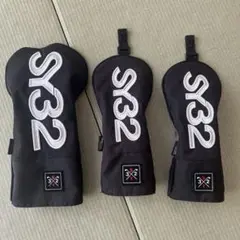 SY32 ヘッドカバー 3個セット ブラック