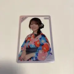乃木坂46 田村真佑 購入特典　C賞　個別クリアカード　8月ver