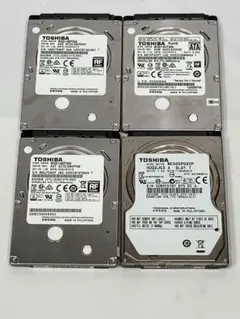 TOSHIBA HDD 500GB4枚セット 10,000時間未満　P12
