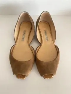 PELLICOペリーコ 37.5オープントゥフラットパンプス