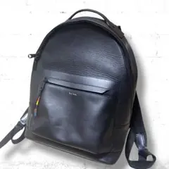 paul smith レザー　リュック　バッグ　バックパック　マルチストライプ