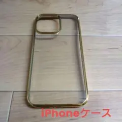 iPhone iPhoneケース クリア ゴールド 機種不明