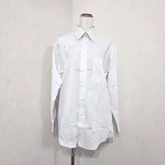 未使用◎Lloyd Club　長袖ストライプシャツ（39-78）形態安定　白