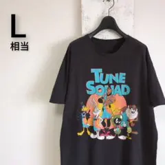古着　チューンスクワッド　ワーナーブラザース　Tシャツ　ブラック　L