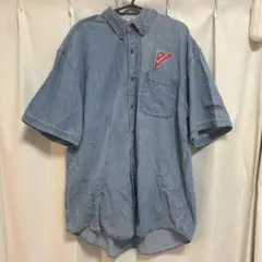 USA　古着　カジノ　ギャンブル　刺繍　デニムシャツ　アメカジ