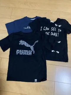 Tシャツ 3枚セット ネイビー 黒 PUMA