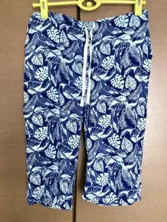 アロハ ハーフパンツ 【XL(LL)】 青 水色　マックハウス
