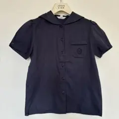 THE Scotch House キッズ　半袖　セーラー　ネイビー　140A