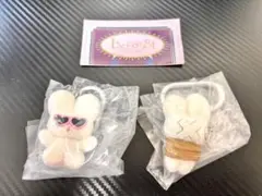 しりみみうさぎ　Beco+81 キャラクター ストラップ 2個セット