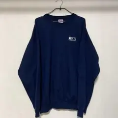 古着　Hanes 刺繍ロゴ　ビッグシルエット　古着スウェット